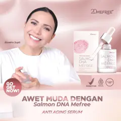 20MEFREE - ANTI AGING SERUM SALMON DNA - Menyamarkan Kerutan Halus dan Melawan Tanda Penuaan Dini - 20ml
