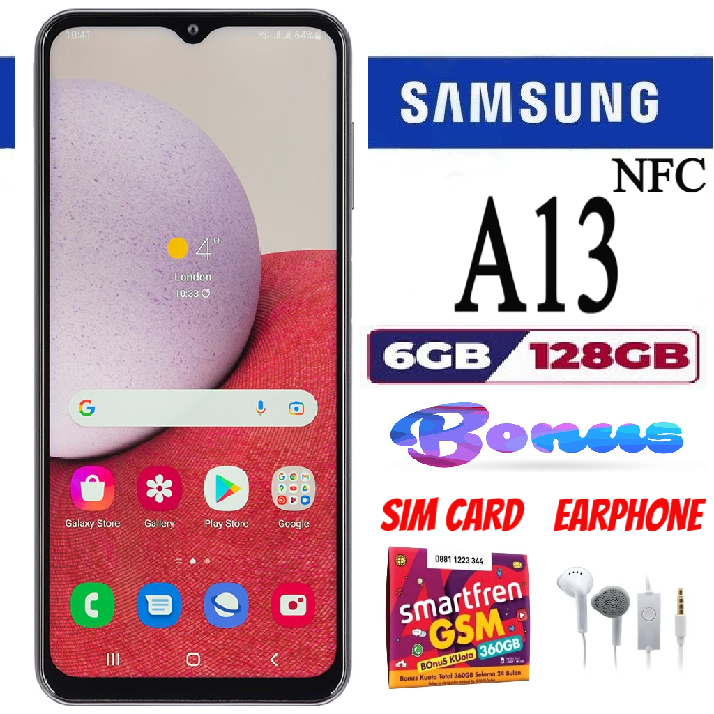 Samsung Galaxy A13 NFC Ram 4/128 GB & 6/128 GB turn signal store-fullshet Giá 1,393,000 Đồng*Miễn phí vận chuyển