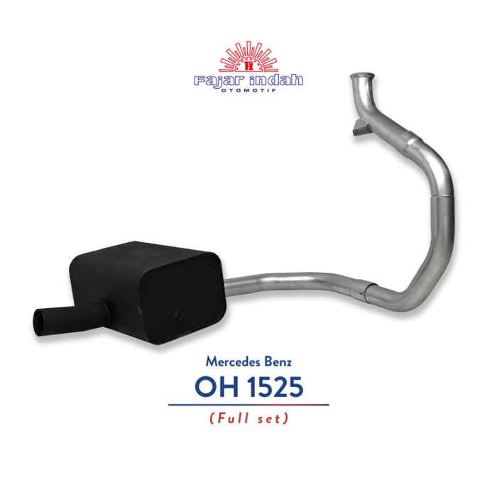 Knalpot Mobil Mercedes Benz Full Set (l Pipe + Muffler + Exhaust Pipe) Harga 11,783,117 rupiah*Gratis Ongkir