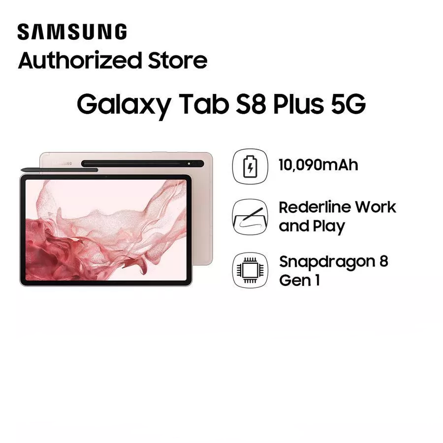 Samsung Galaxy Tab S8 Plus 5G RAM 8/256GB (GARANSI RESMI) Harga  13,500,000 Ringgit*Penghantaran Percuma