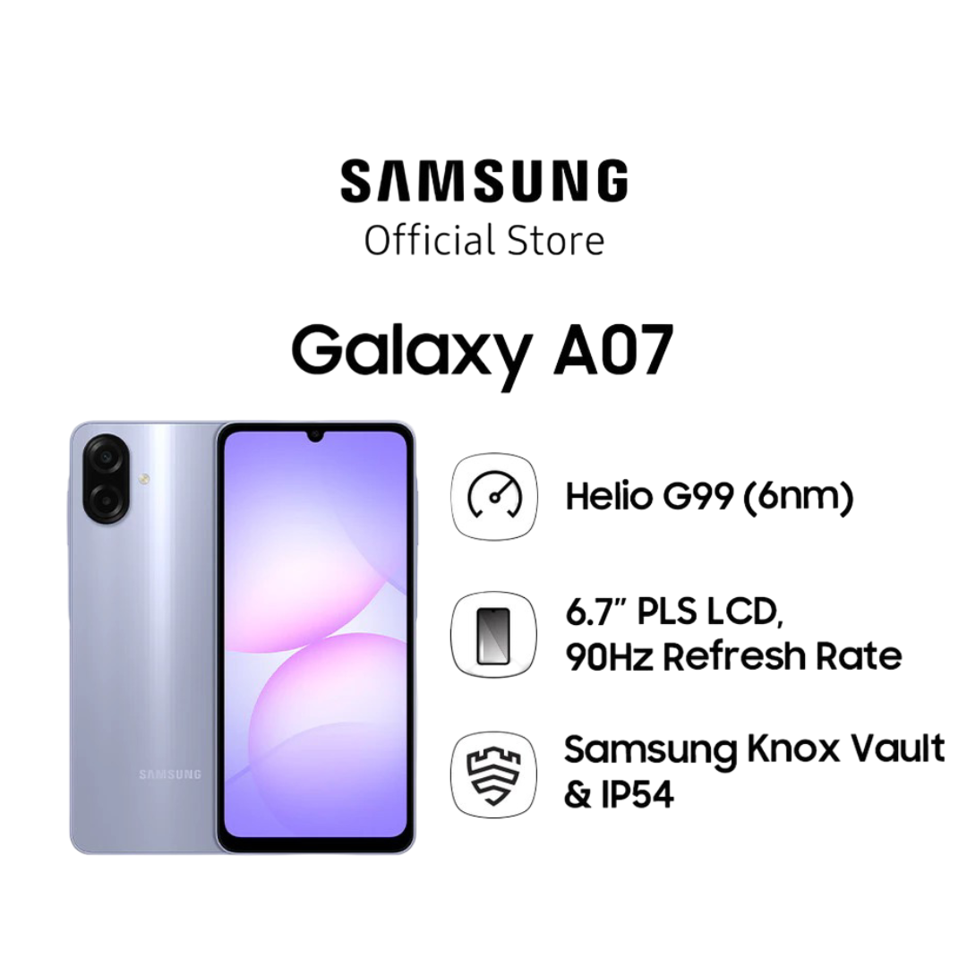 Samsung Galaxy A07 4G 4/64GB & 4/128GB & 6/128GB & 8/256GB (official warranty) - Jenama Ccare Harga 1,345,000 Ringgit*Penghantaran Percuma