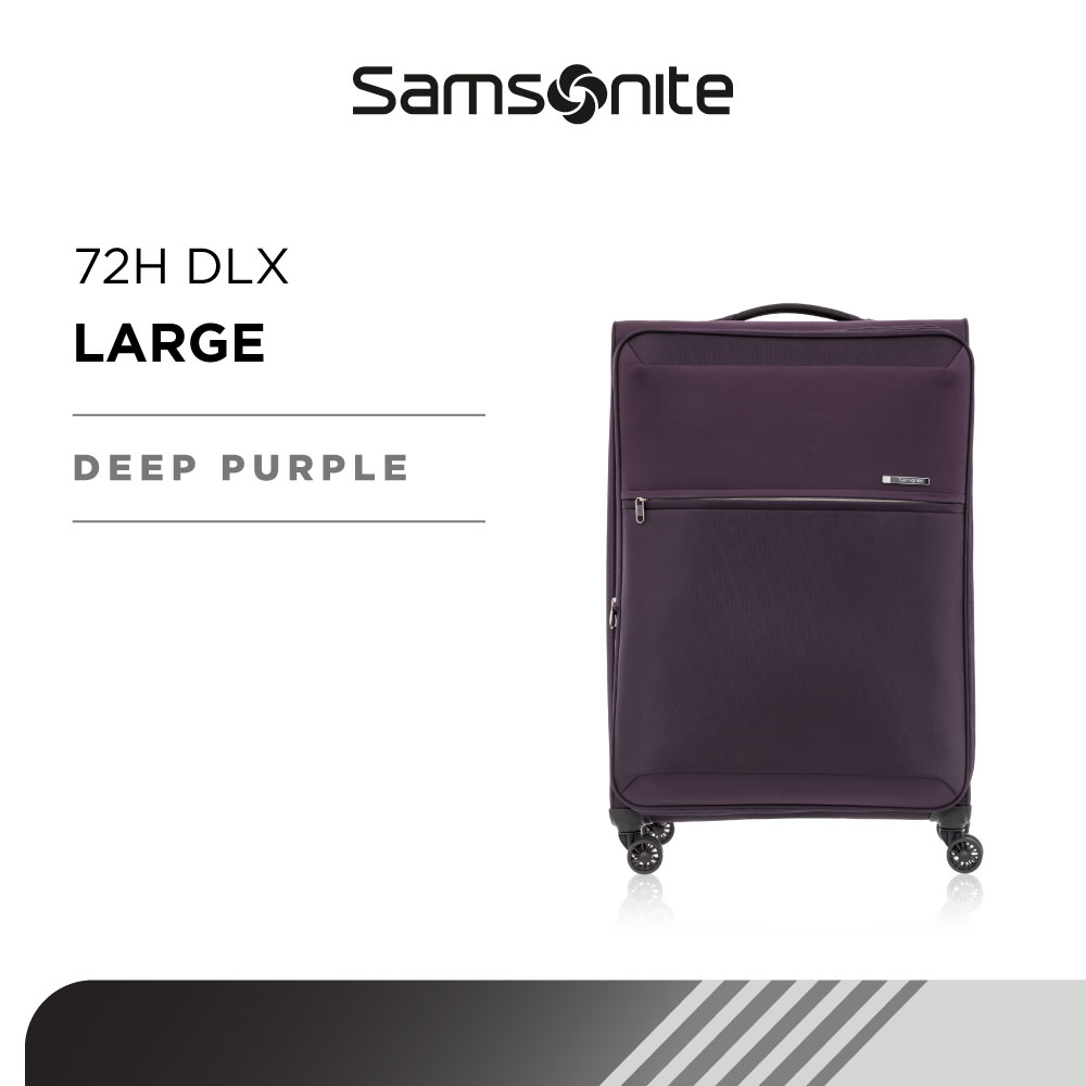 Lazada Indonesia - Samsonite 72H DLX Koper Softcase Large 29 inch TSA – Deep Purple