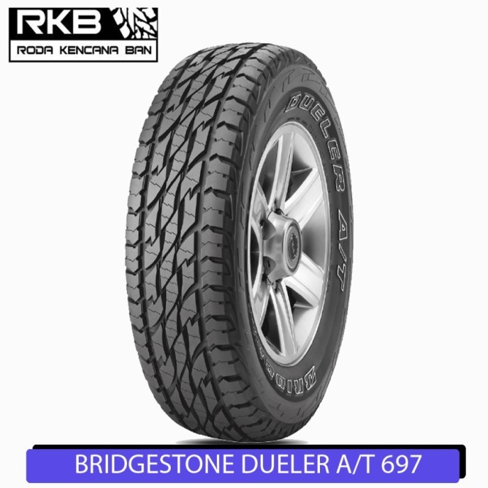 Bridgestone Dueler A/T 697 265/70 R16 Ban Mobil Toyota Fortuner Nissan Navara Triton Harga 1,910,000 rupiah*Gratis Ongkir