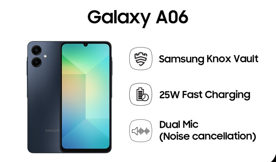 SAMSUNG A06 RAM 4/128 GB GARANSI RESMI ORIGINAL 1 TAHUN Harga  1,599,000 Ringgit*Penghantaran Percuma