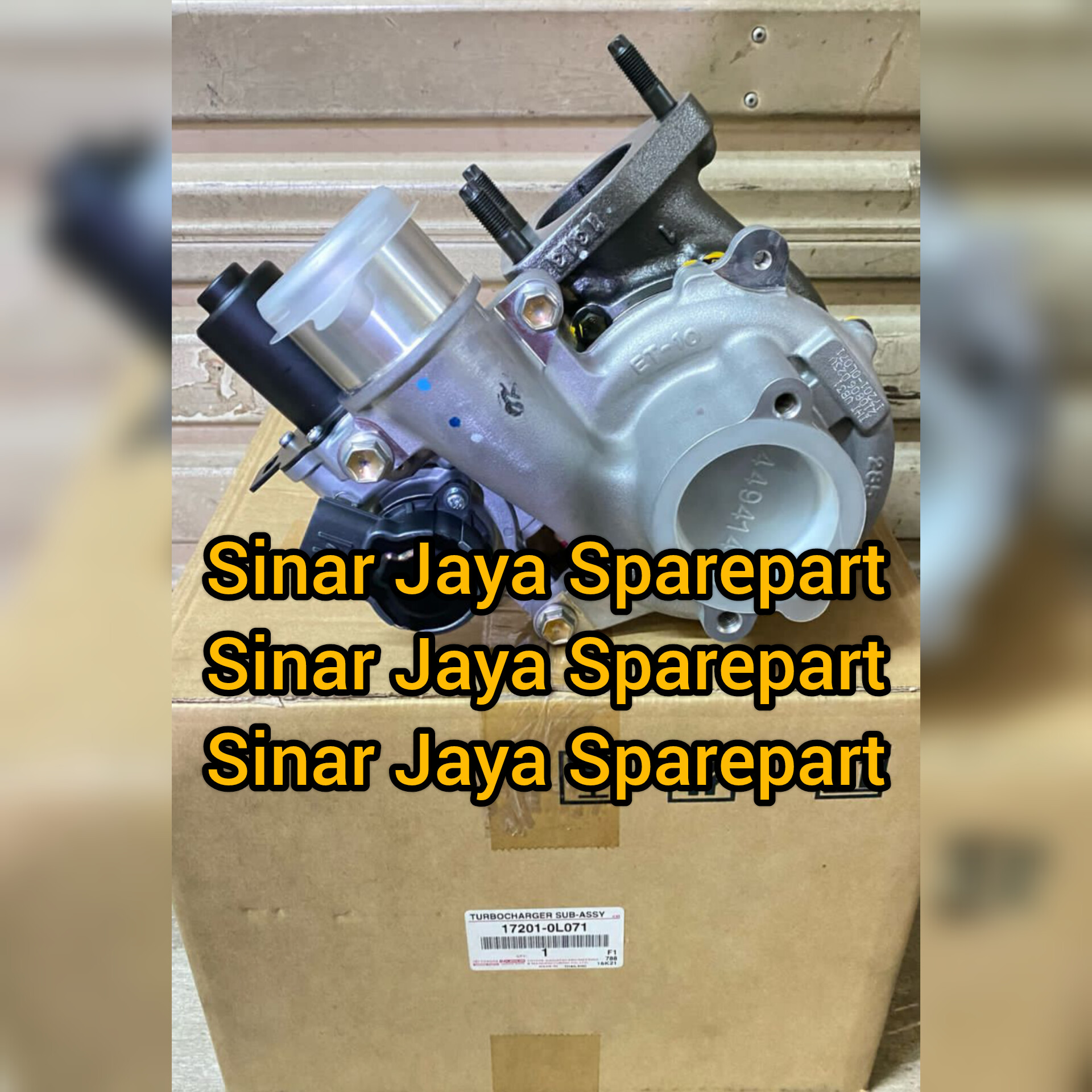 Hilux Vigo 2.5cc Fortuner VNT 2.5cc original turbocharger 17201-0l071 Harga 34,900,000 rupiah*Gratis Ongkir