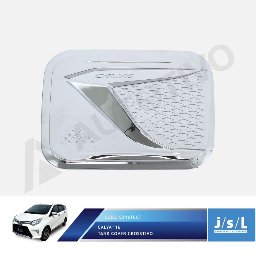 Toyota Calya Tank Cover Crosstivo Chrome Harga 55,000 rupiah*Gratis Ongkir