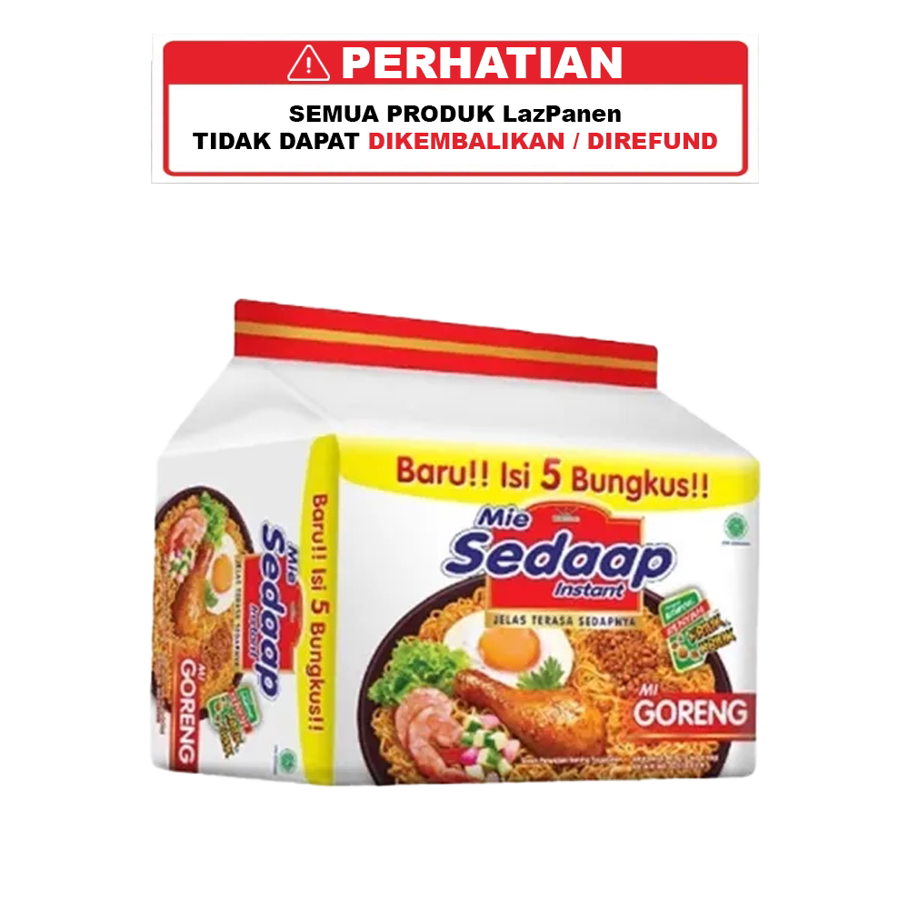 [TIDAK DIJUAL] LazPanen Only - Mie Instan Goreng Isi 5 Bag