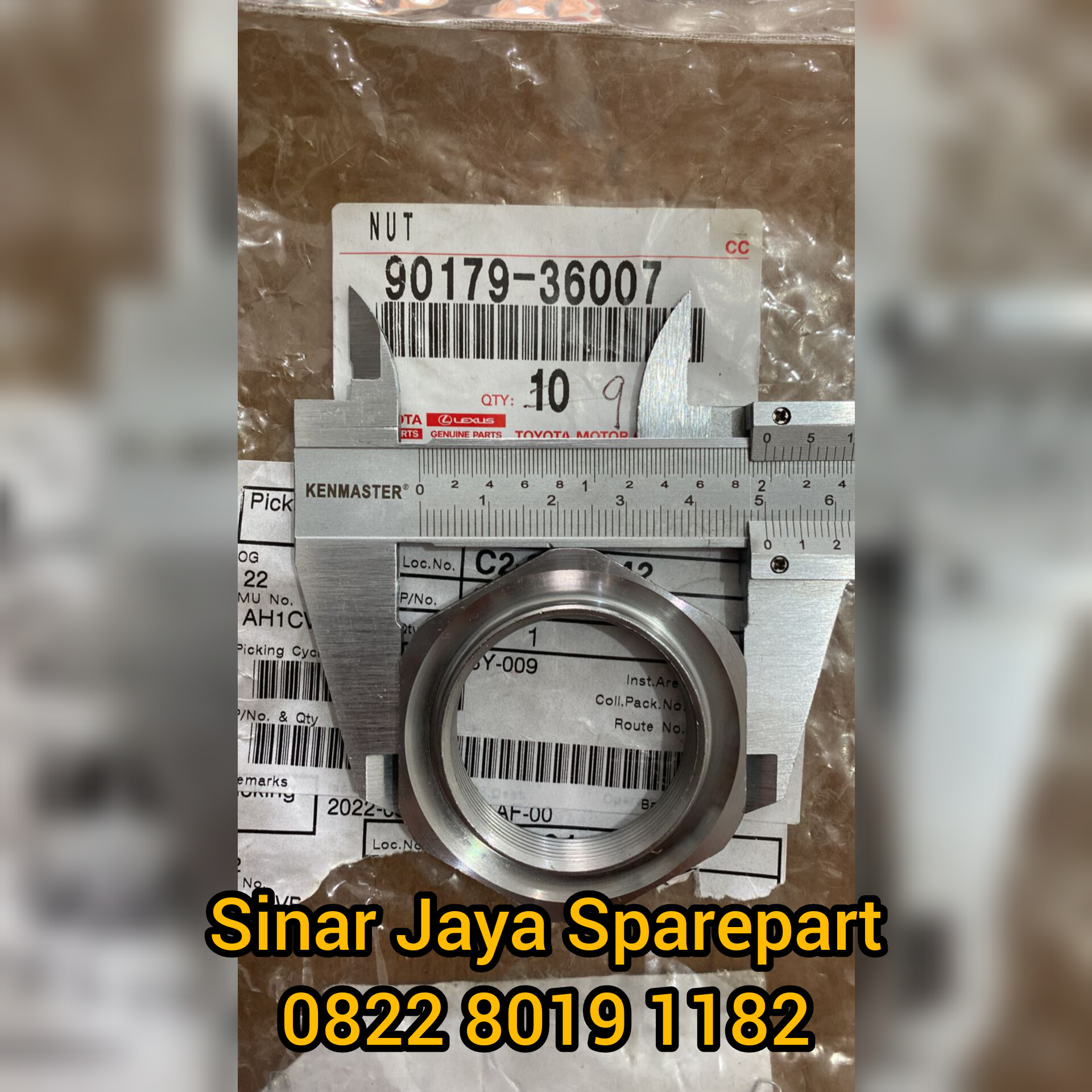 Mur Gigi Susun Bagian Belakang Toyota Dyna 130HT 130LT 130XT Hino Dutro 130HT 130HD 130MD 130MDL Original 90179-36007 Giá 100,000 Đồng*Miễn phí vận chuyển