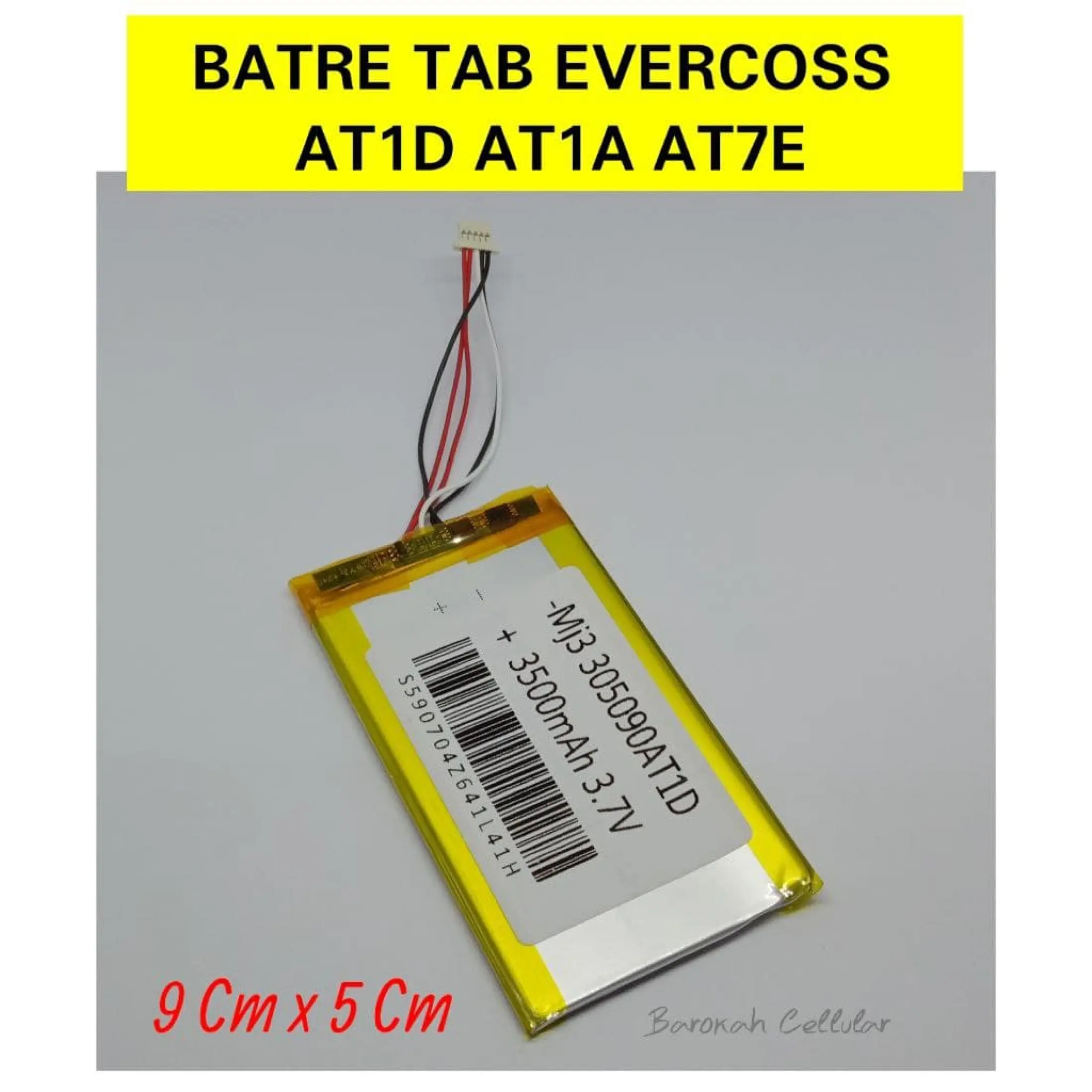 Batre Tab Evercoss At1d At1a At7e Soket Baterai Batterry Lazada Indonesia
