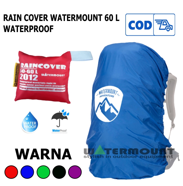 Rain Cover 60 Waterflow Liter Cover Bag Sarung Tas Not Rei Not Eiger Not Consina Lazada Indonesia
