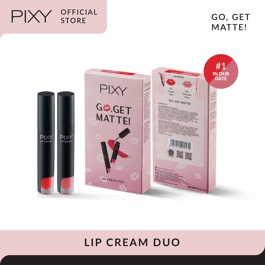 pixy lip cream matte