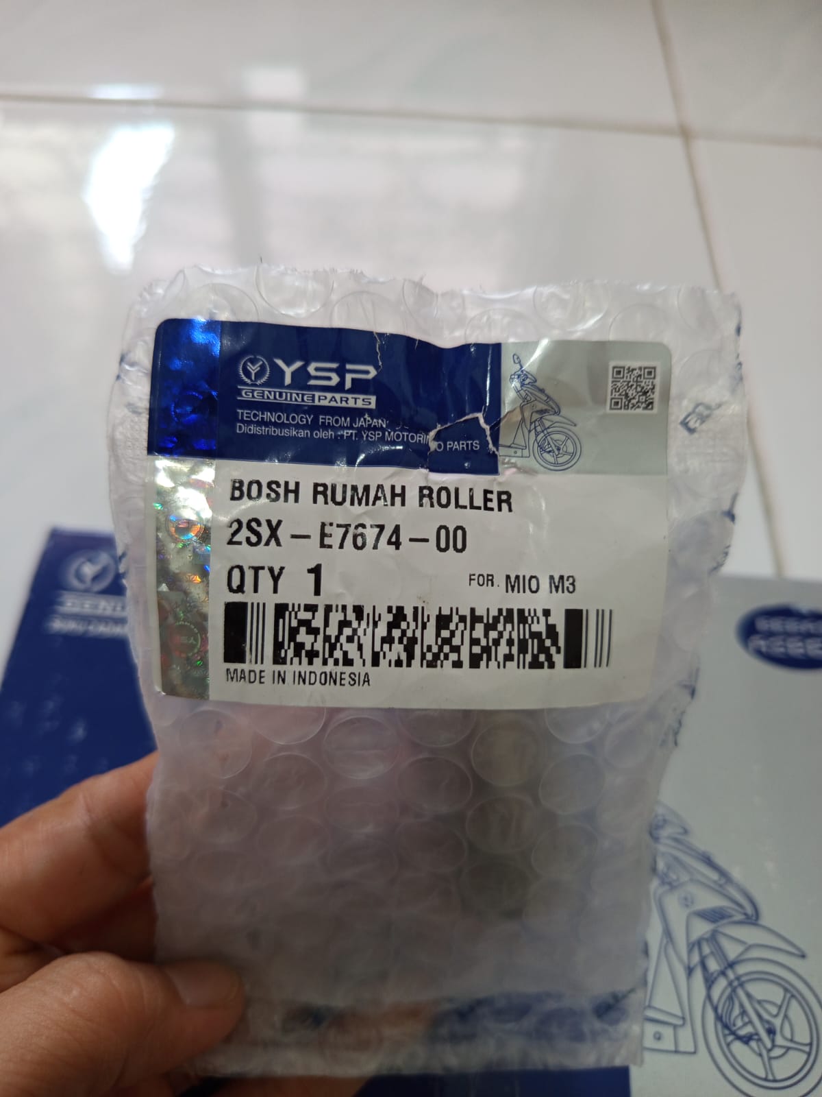 Bosh Rumah roller Mio M3 2sx-e7674-00 genuine YSP Harga 23,450 rupiah*Gratis Ongkir