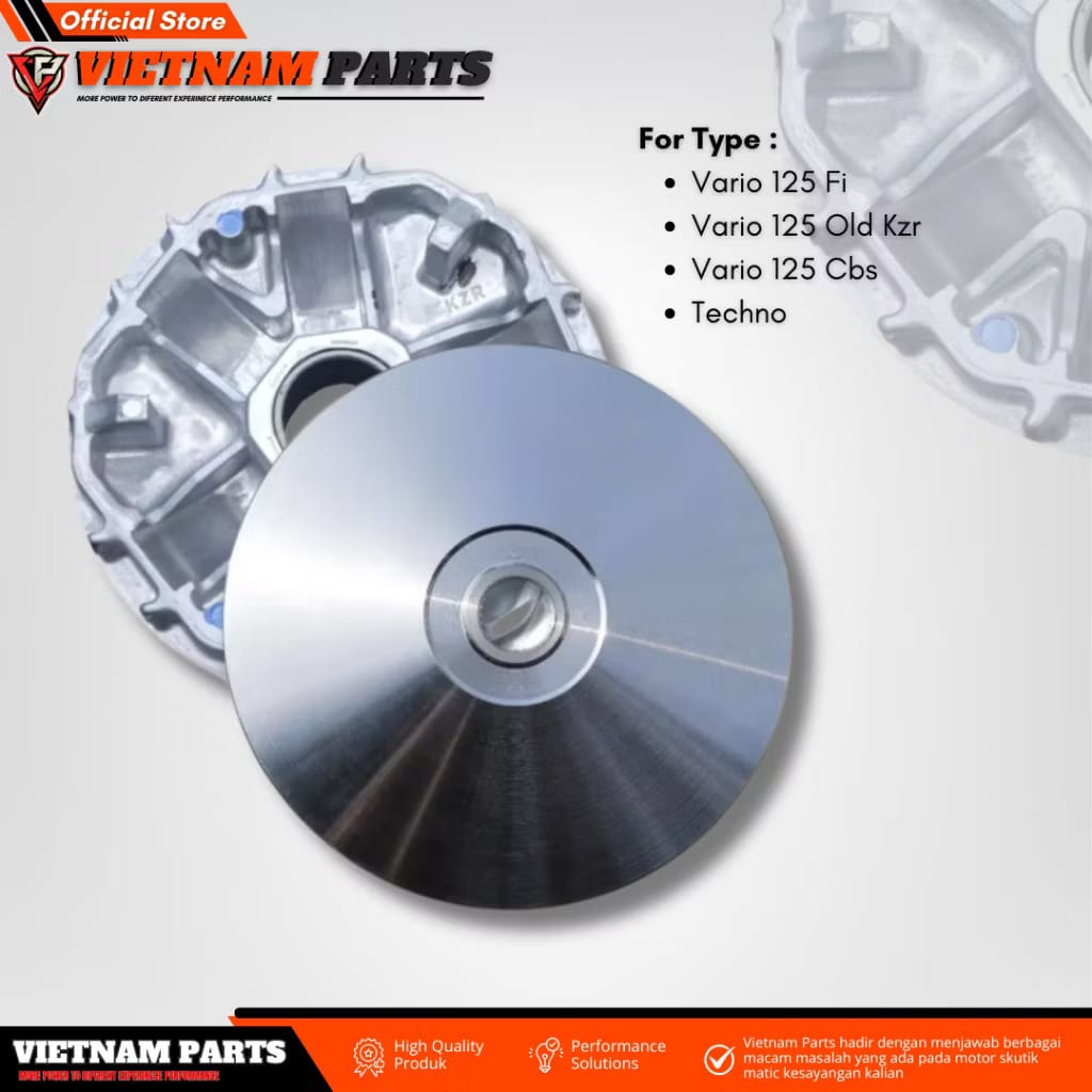 Pulley set KZR Vario B125 old Vario 125 led Vario 150 old full lathe custom CNC Harga 169,000 Ringgit*Penghantaran Percuma