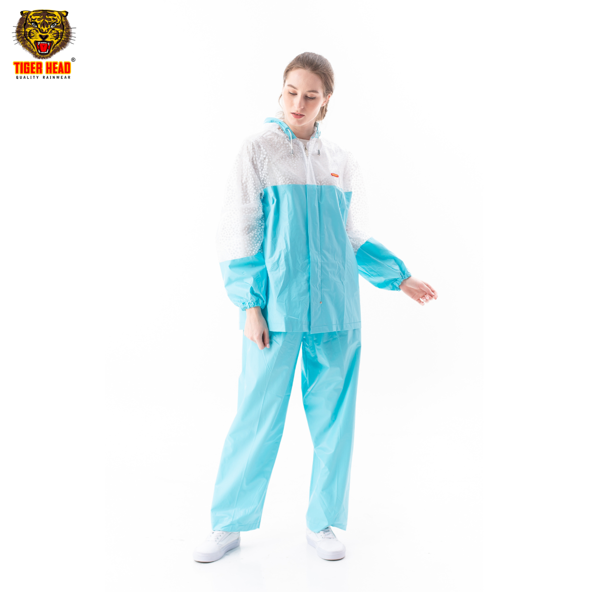 Tiger Head Jas Hujan Korea Setelan Gemini 68203 Harga 89,000 rupiah*Gratis Ongkir