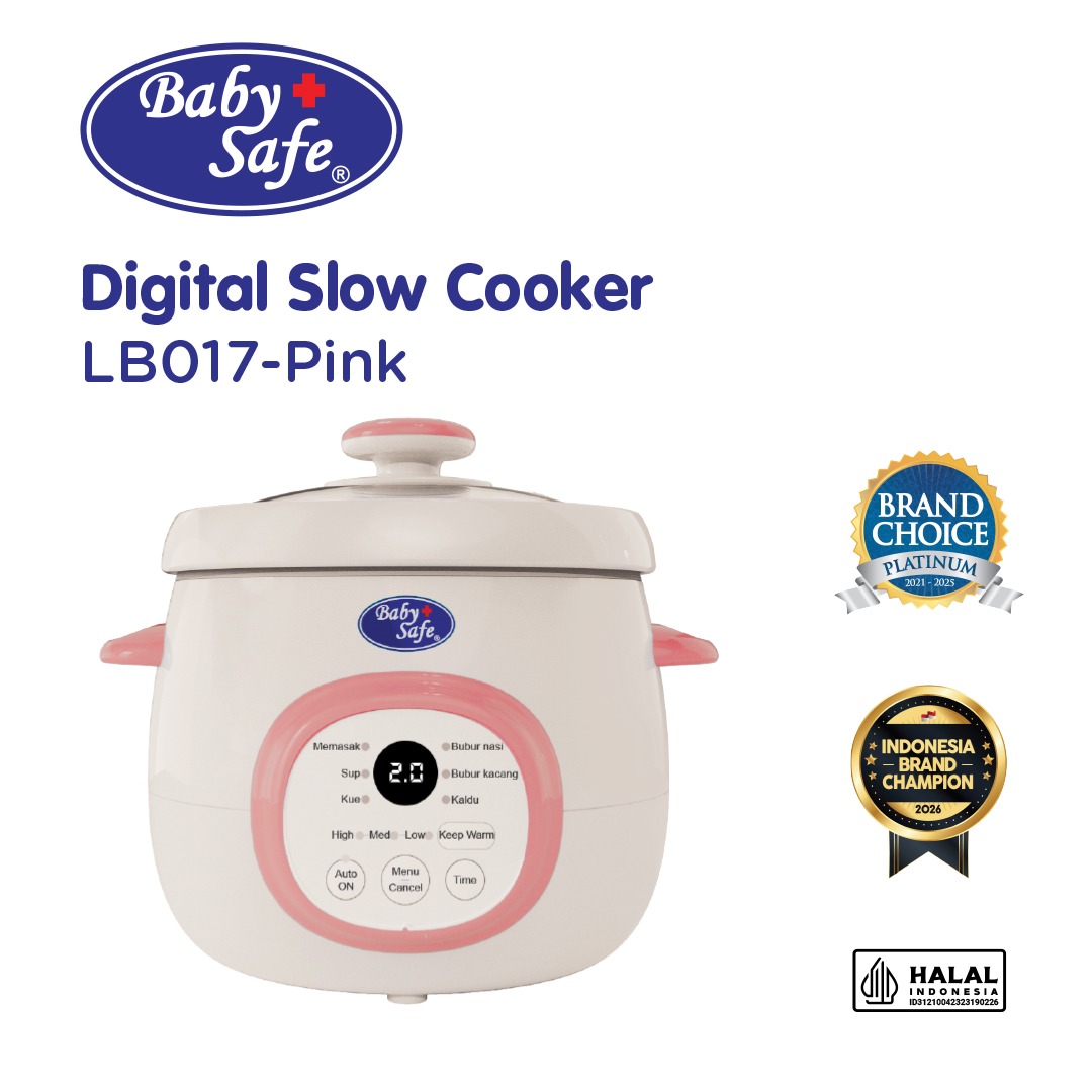 Baby Safe slow cooker digital food maker-Food processor mpasi BPA free