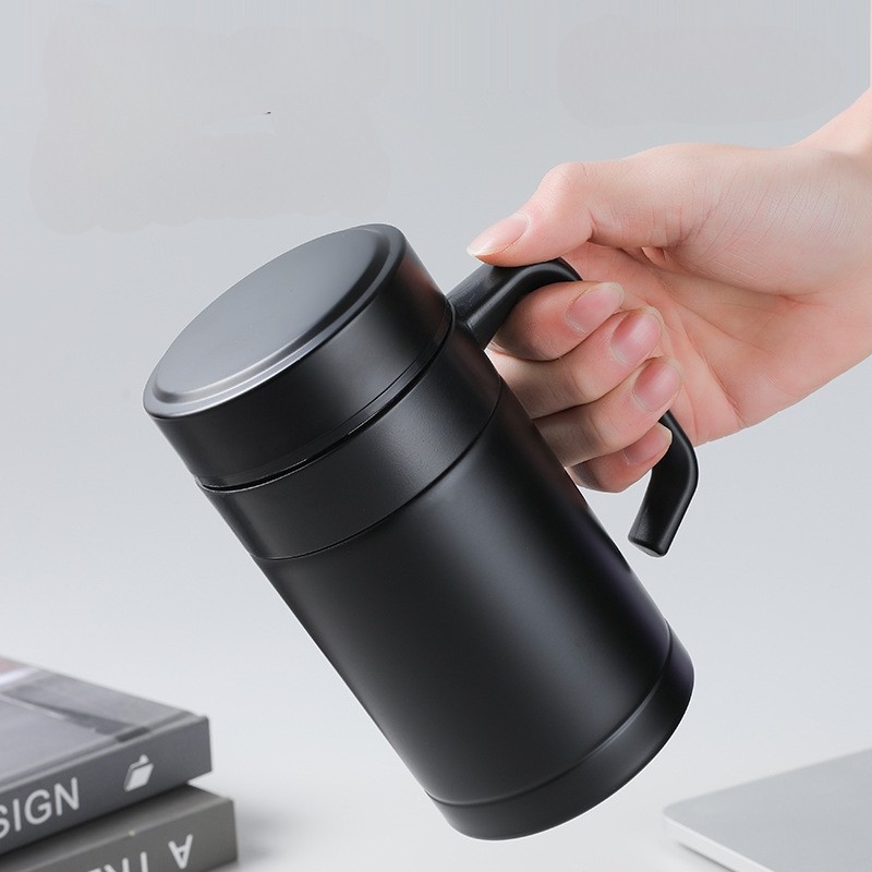 Cangkir Kantoran Termos Vacuum boutique cup air minum stainless mug HN 22 - YSSHOP