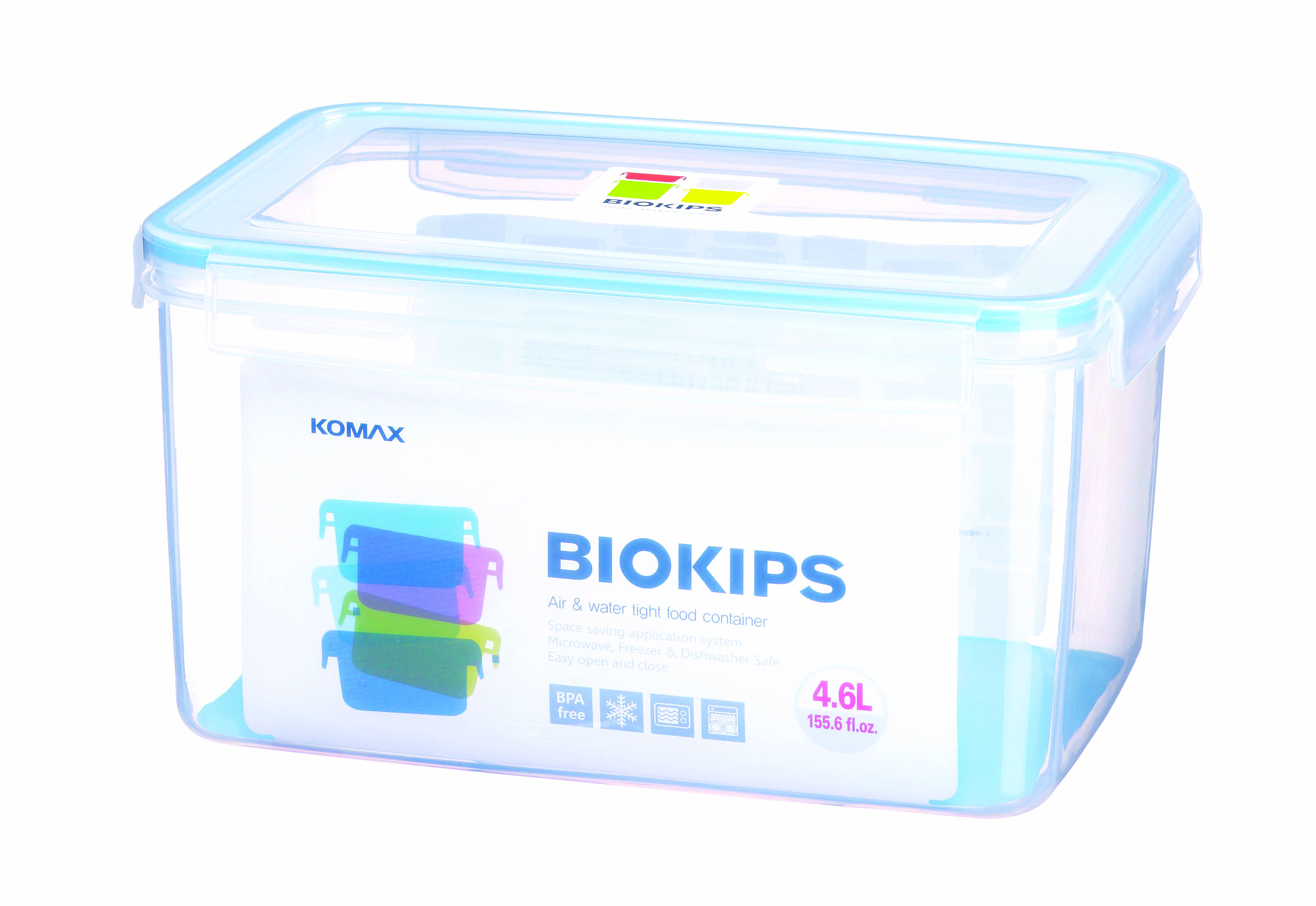 Komax Kloken Rectangular Air & Water Tight BPA-Free Tritan Food