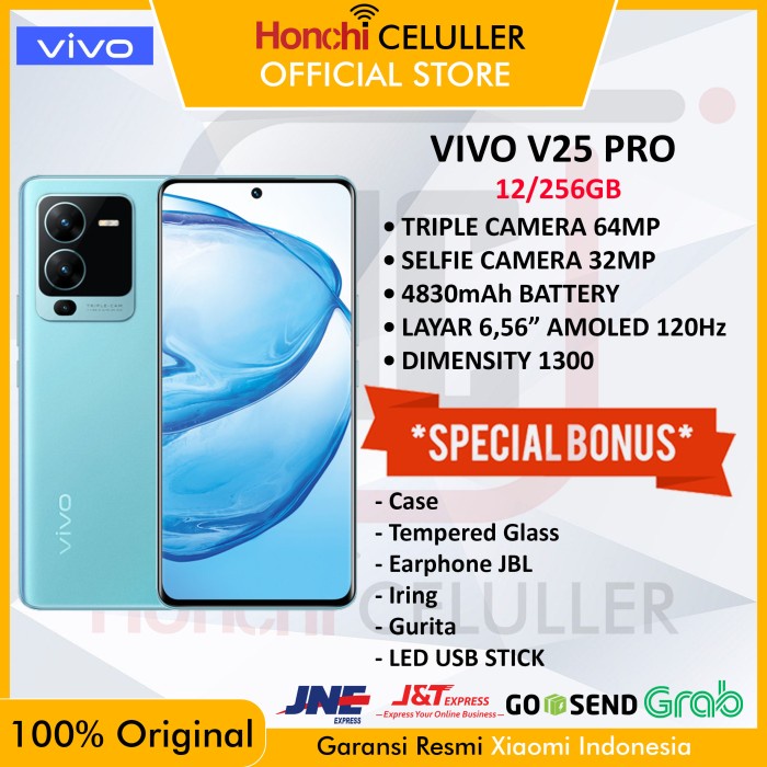 VIVO V25 PRO 12/256 GB GARANSI RESMI VIVO INDONESIA Giá 8,999,000 Đồng*Miễn phí vận chuyển