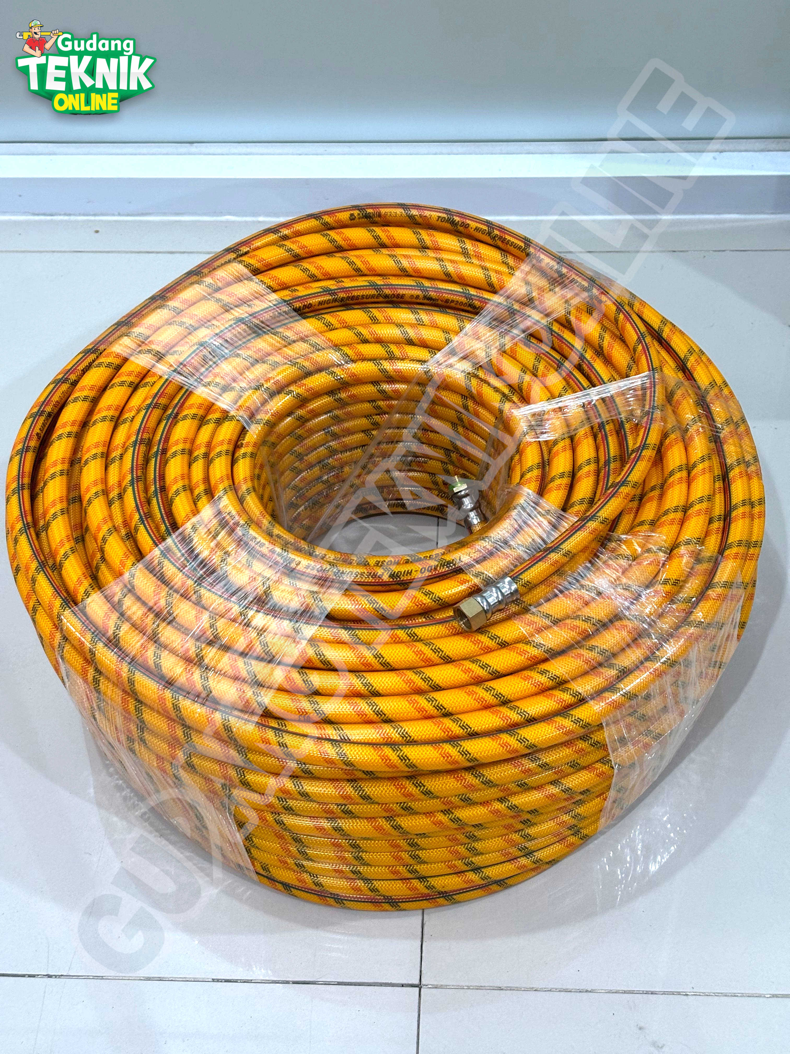 Sanchin Tornado Compressor Air Hose 50m 1Roll 8.5mm / High Pressure Spray Hose Compressor Air Hose 5Meter Tornado Sanchin Harga 549,900 rupiah*Gratis Ongkir