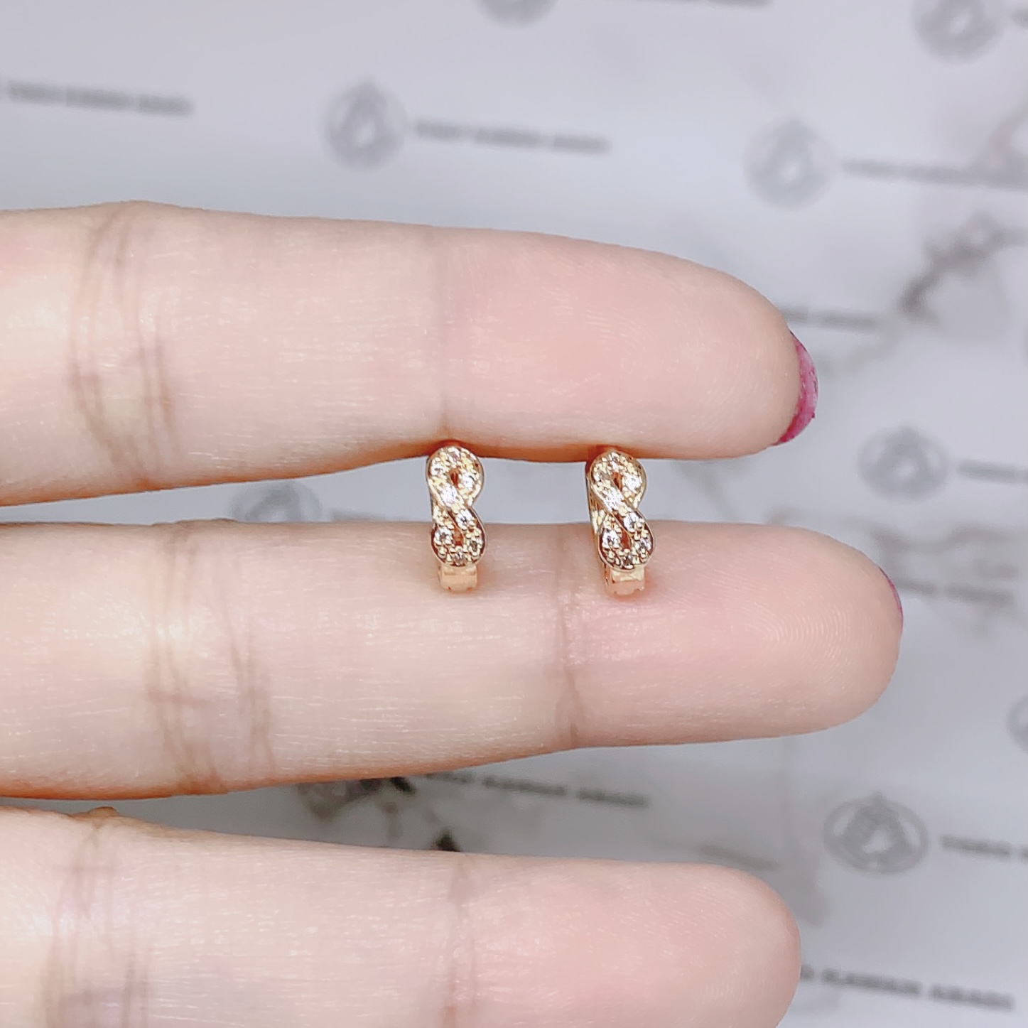 Manubhai Jewellwers Real Diamond Earrings Gold Diamond Jewellery