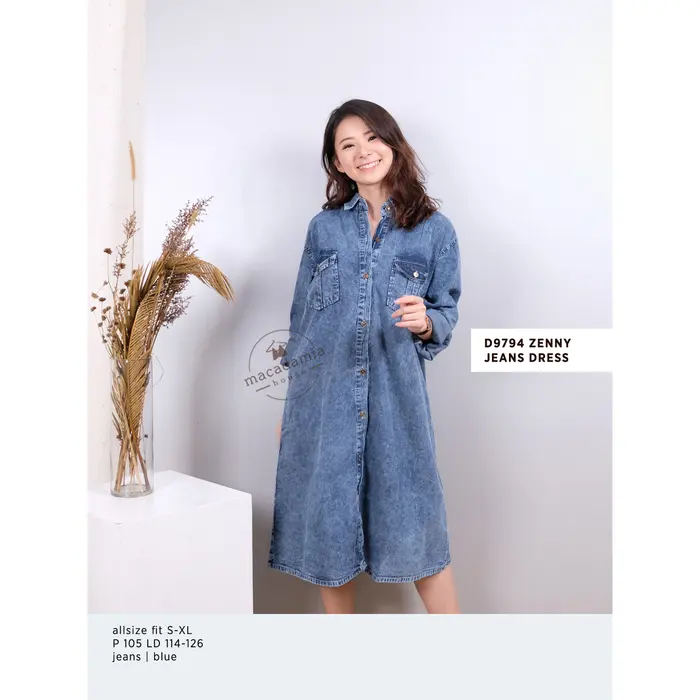 denim house dress