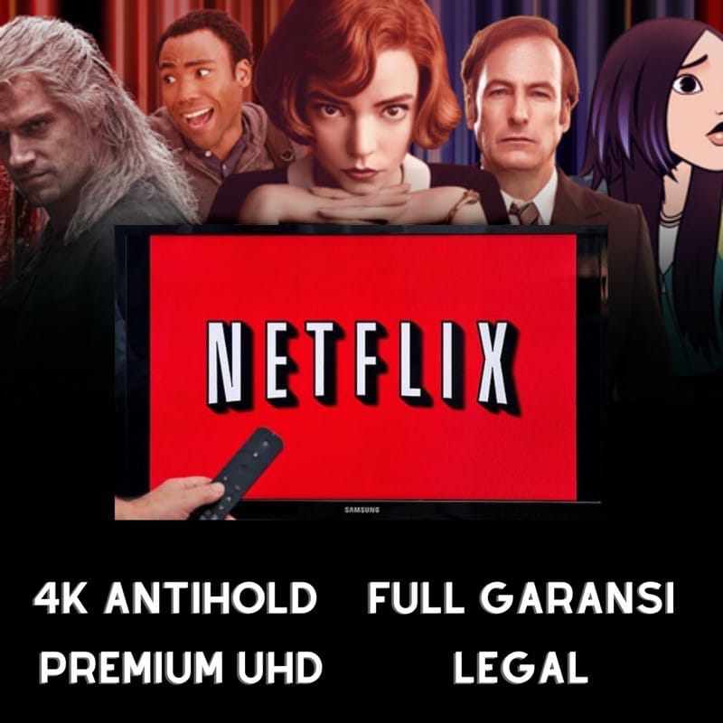 Netflix Premium BESTFLIX UHD 4K 1 Bulan Garansi Harga 27,900 rupiah*Gratis Ongkir