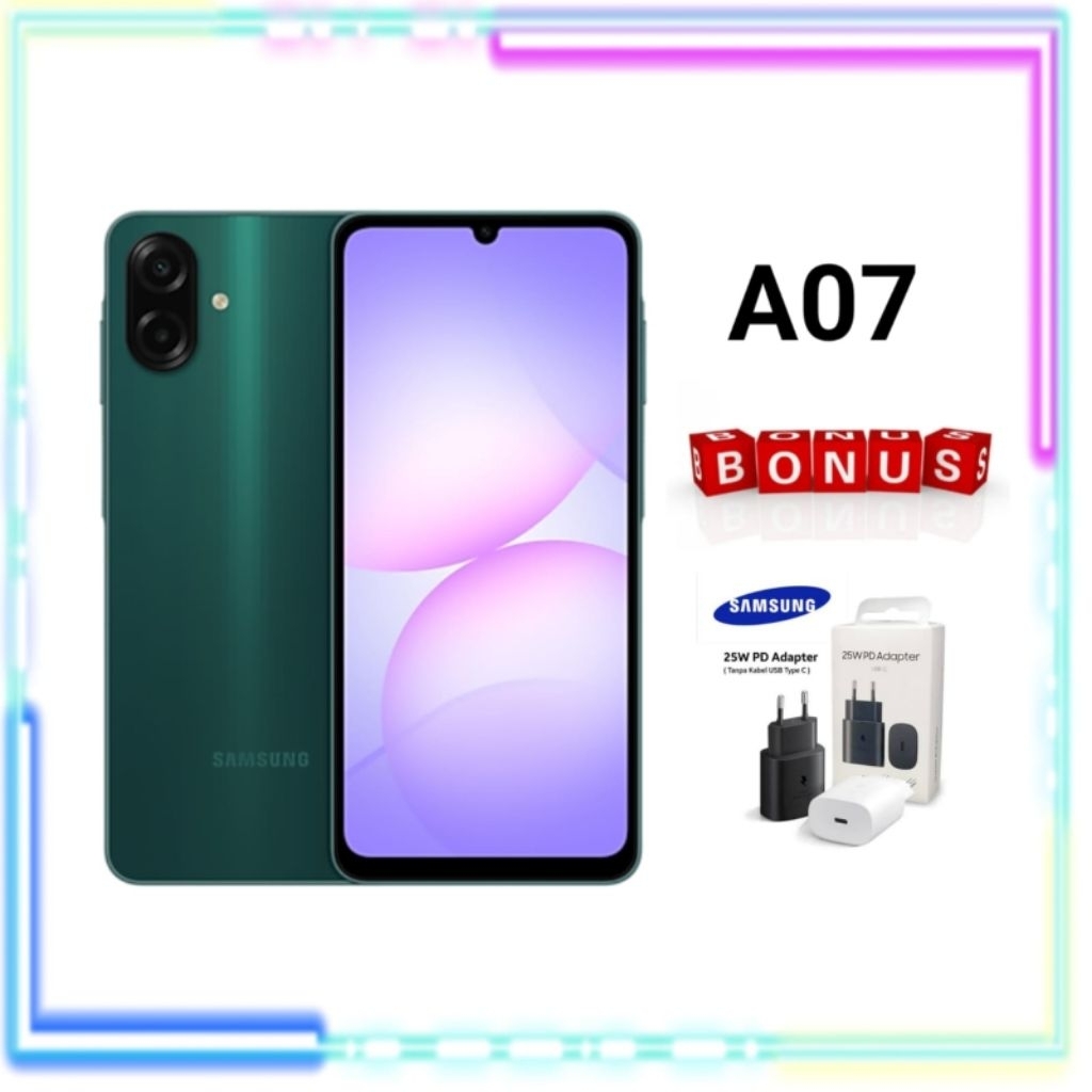 Samsung Galaxy A07 4/64, 4/128, 6/128 & 8/256 New Official Warranty Harga  1,159,000 Ringgit*Penghantaran Percuma