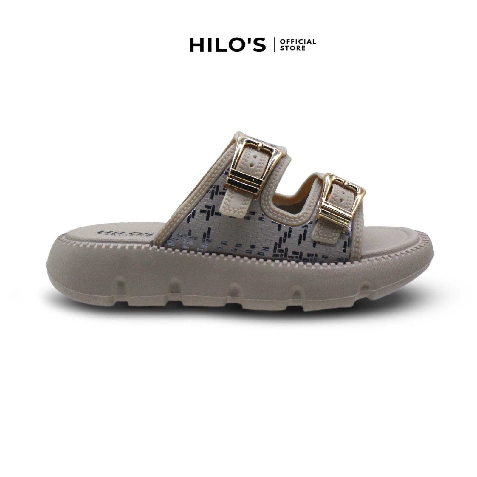 Hilo's - Sandal Karet Wanita Selop Tali Strap Dua Kekinian Antilicin Antislip Harga 36,135 rupiah*Gratis Ongkir
