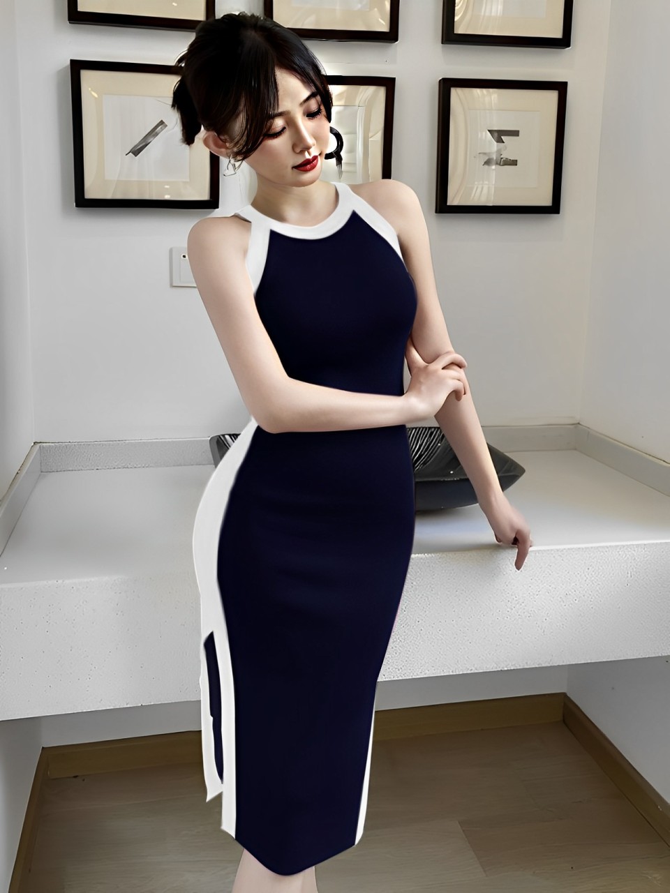 Beli Bodycon Dress Ulzzang Girl Hot Outfit Online Harga Terbaik