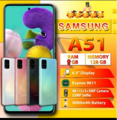 Samsung Galaxy A51 8/128+ Promo Price, Boss. Harga  1,650,000 Ringgit*Penghantaran Percuma