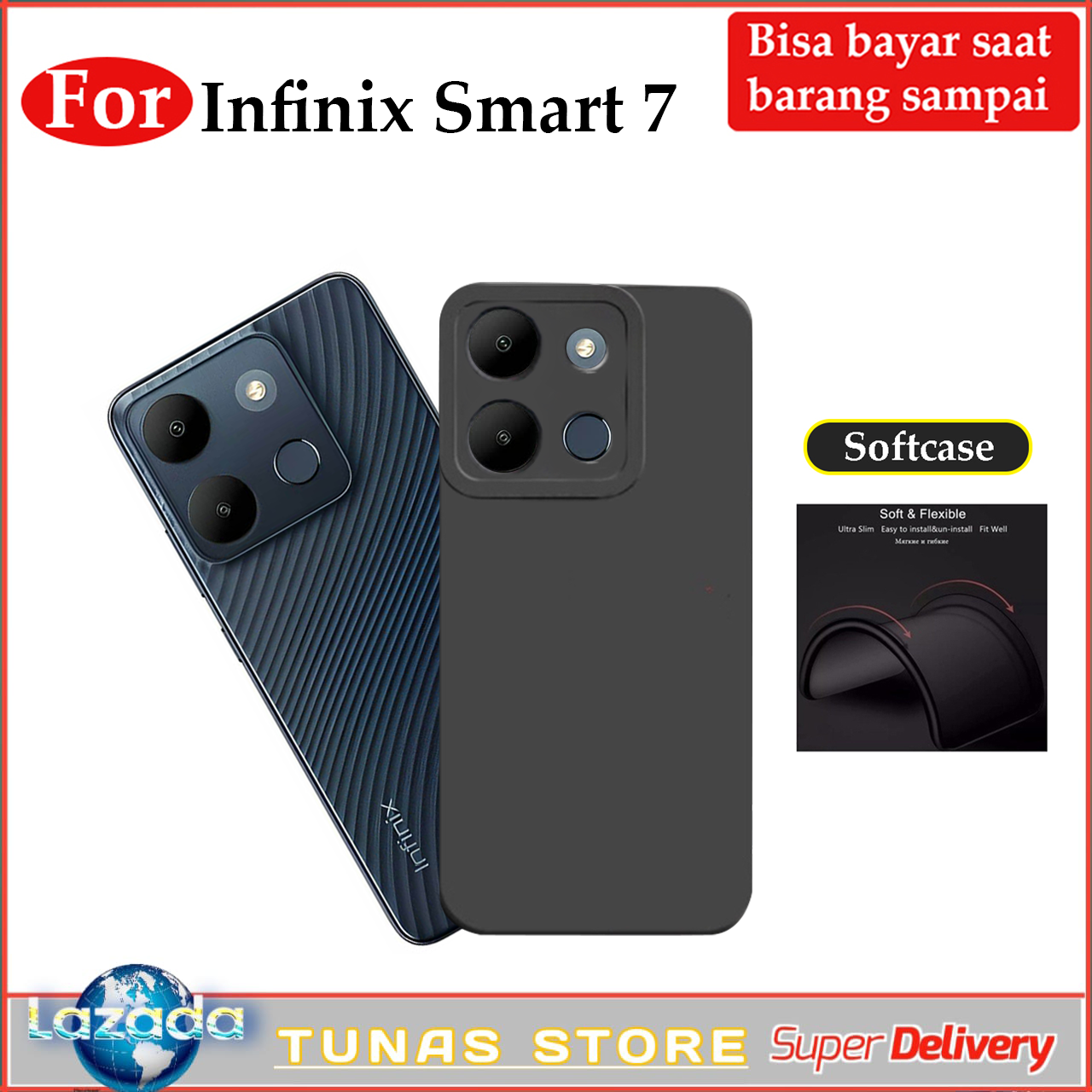 Custodia in pelle per Infinix Smart 7, dolce gatto Custodia flip con funzione stand e portafoglio verde