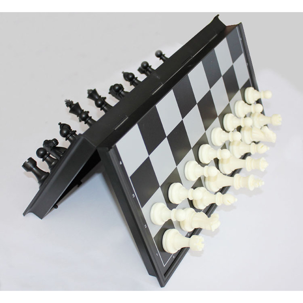 UB Permainan Papan Catur Magnet Folding Chessboard - 3810B-C - Black White