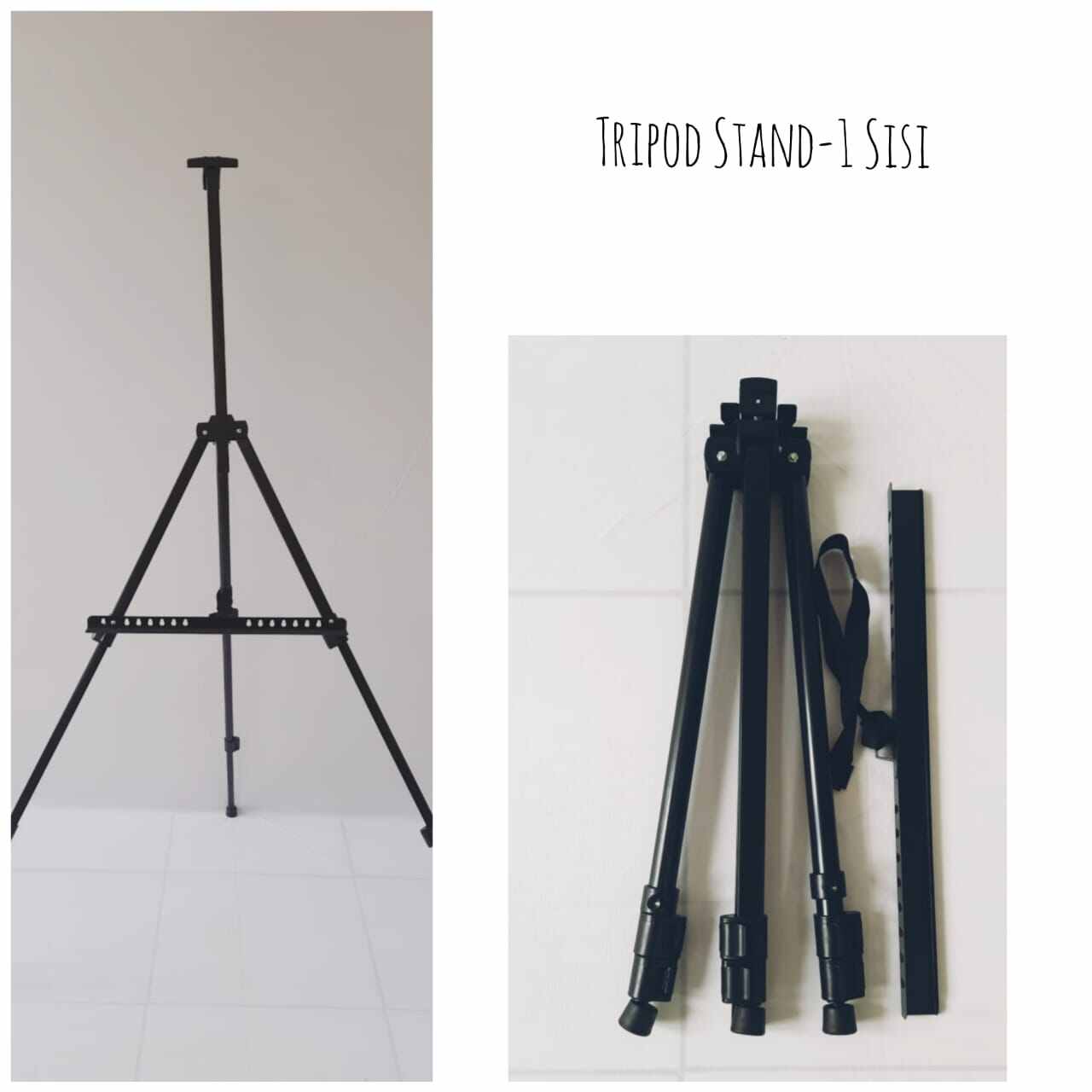 Jual Tripod Promosi 1 sisi / Tripod Frame / Tripod Bingkai / Tripod