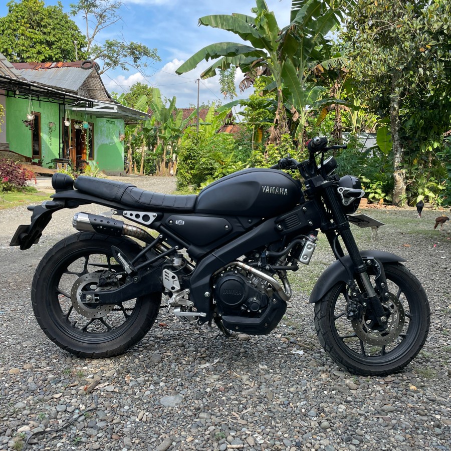 KNALPOT XSR155 MT15 MODEL TRAIL FULLSYSTEM SMOKEMUFFLER include DB KILLER Harga 1,225,000 rupiah*Gratis Ongkir