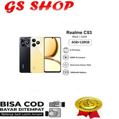 HANDPHONE REALME C53 RAM 6/128GB PROMO Harga 2,041,000 rupiah*Gratis Ongkir