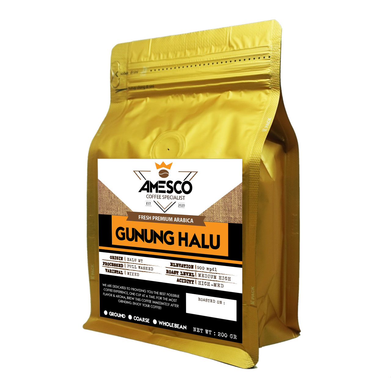 Arabica coffee Gunung Halu 200gr coffee powder-premium | coffee Gunung Halu