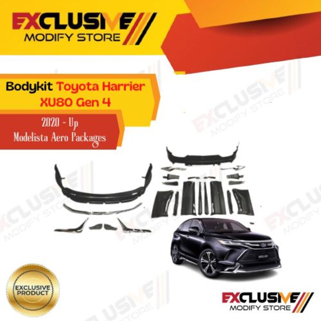 Toyota Harrier xu80 Gen 4 2020-up boydkit modellisaero packages Harga 28,500,000 rupiah*Gratis Ongkir