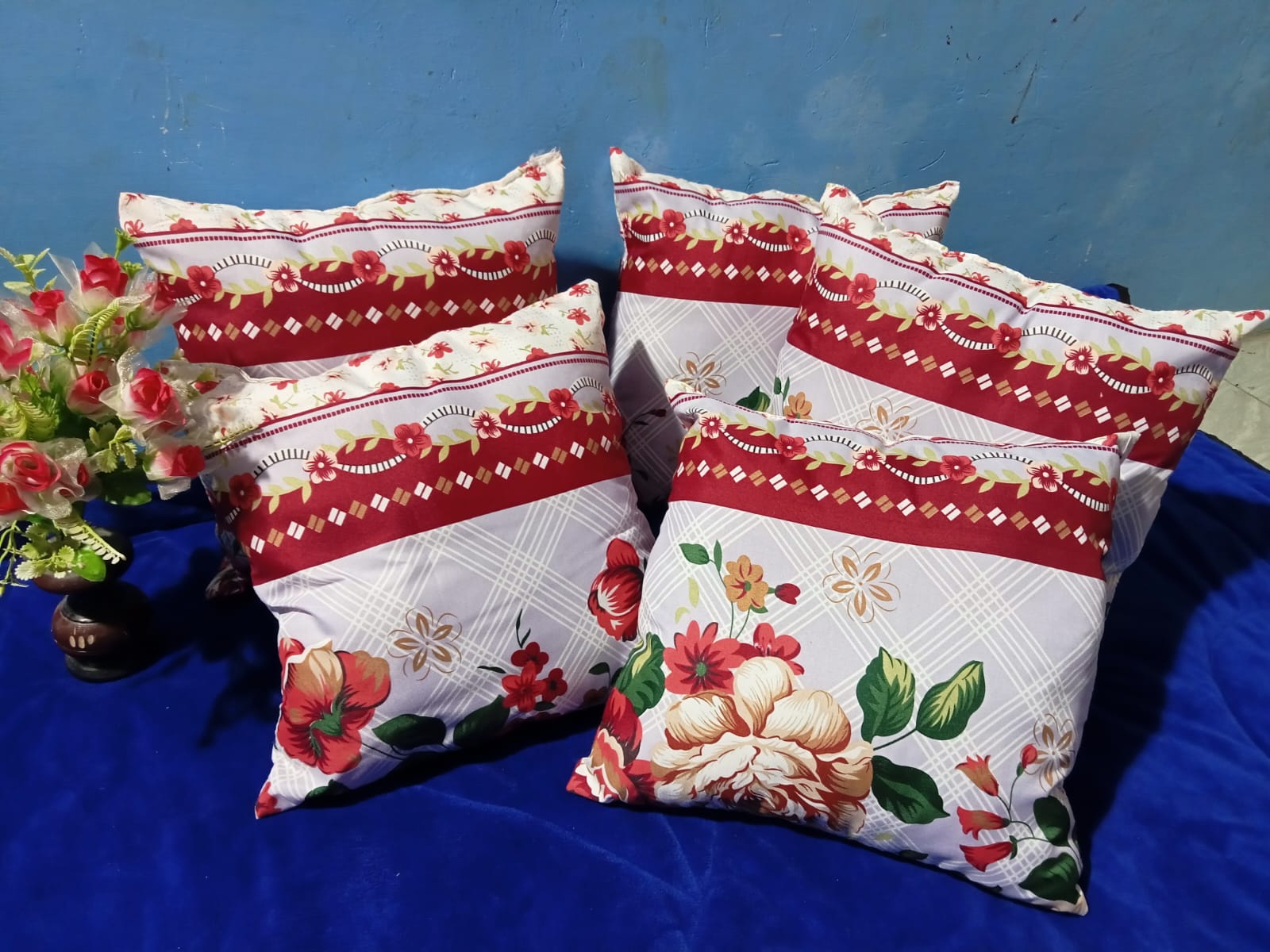 Bantal sofa kursi tamu 1 SET isi 5PCS UK 40X40