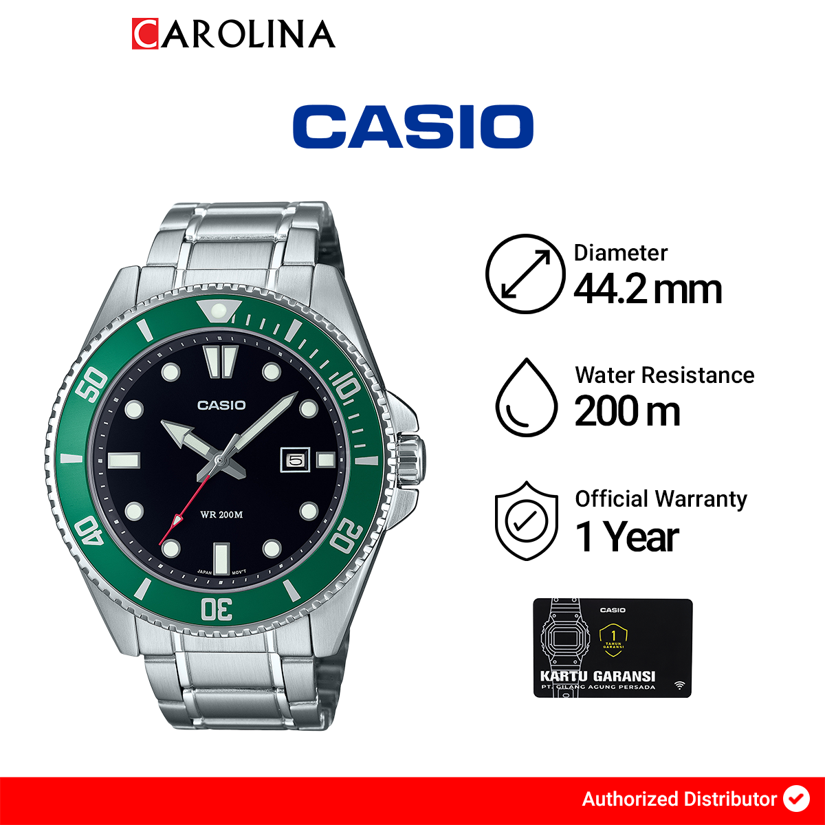 Casio Watch Casio Duro Mdv 107 Jam Tangan Pria Casio Diver Marlin