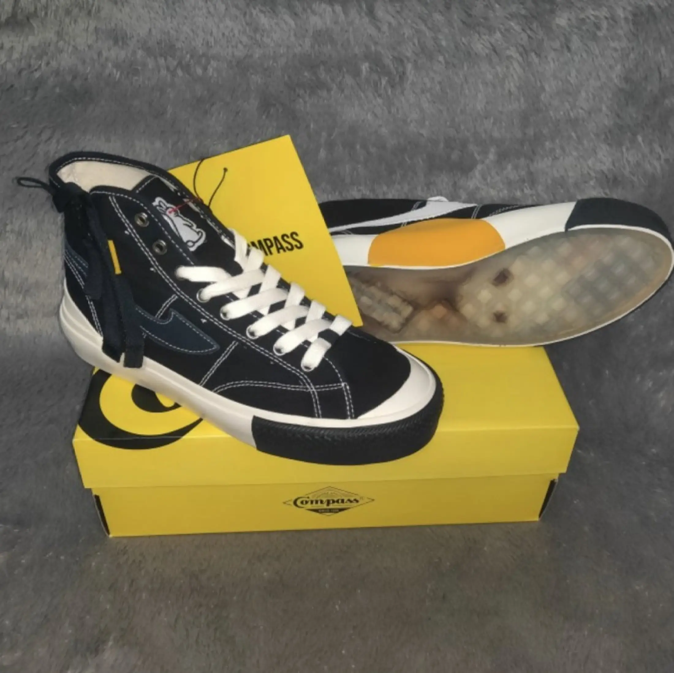 Best Seller Sepatu Compass X Fr2 Fxxkingrabbits High V1 Size 43 41 40 39 Sepatu Compass Sepatu Lazada Indonesia