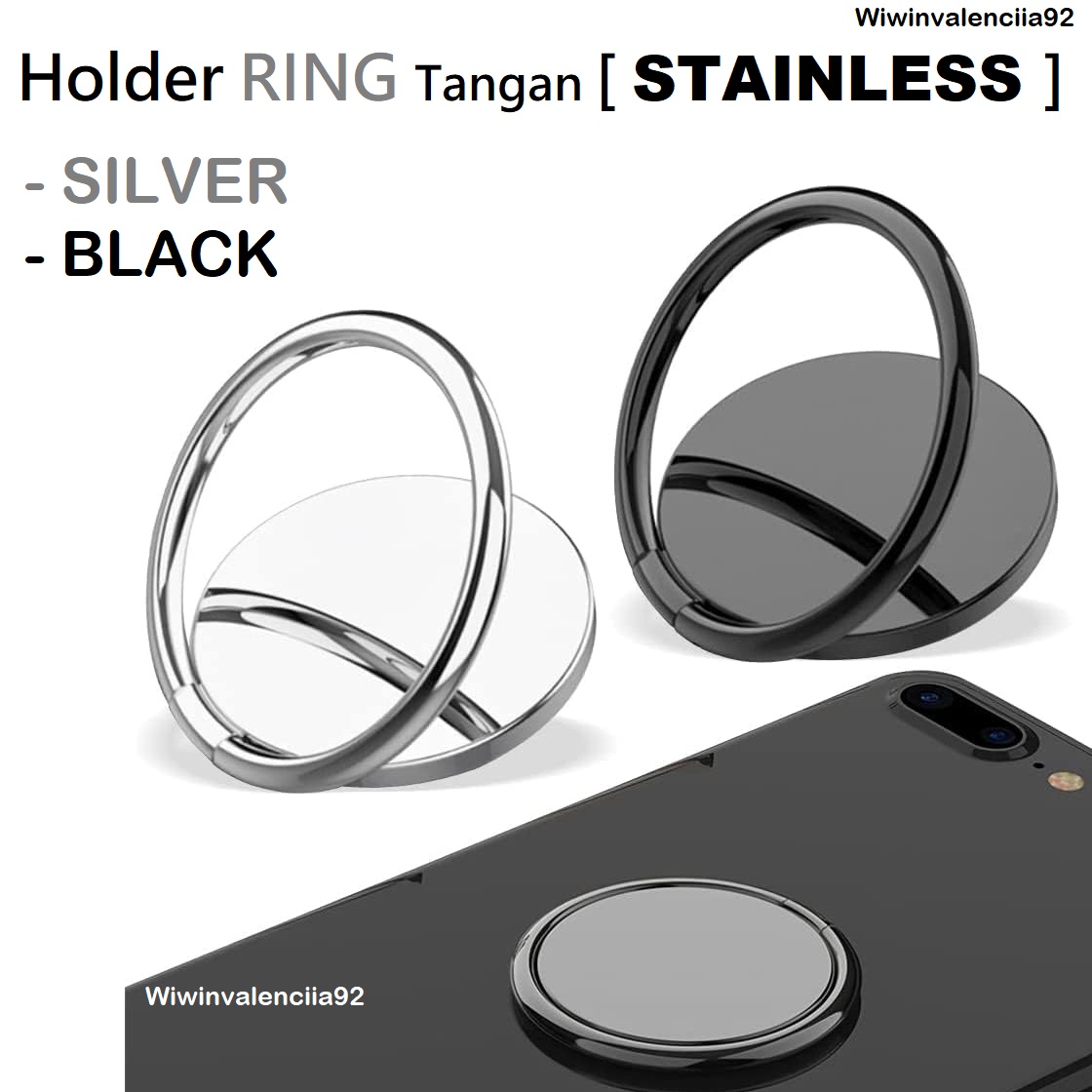 Cell Phone Ring Holder Finger Stand Elegant Ring Phone Holder with