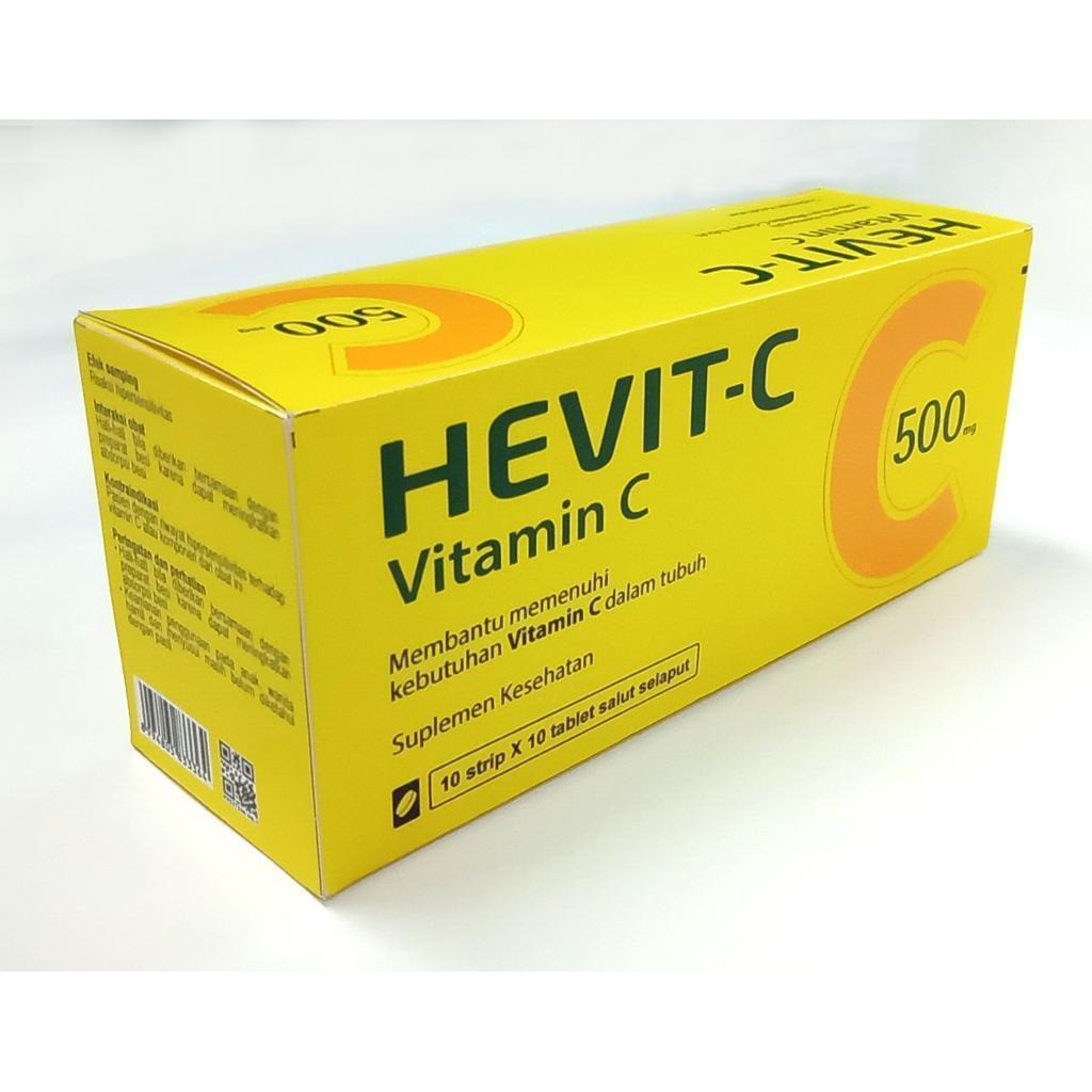 1 Strip Hevit C Vitamin C 500mg Murah Multivitamin dan Suplemen Kesehatan  Isi 10 tablet Membantu Daya Tahan Tubuh - Lazada | Lazada Indonesia