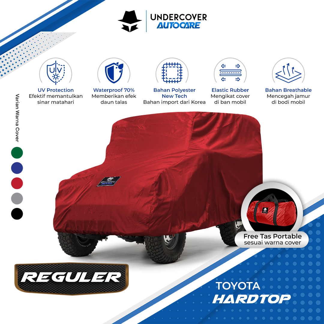 Undercover Autocare - Cover Mobil Toyota Hardtop Reguler Harga 292,000 rupiah*Gratis Ongkir