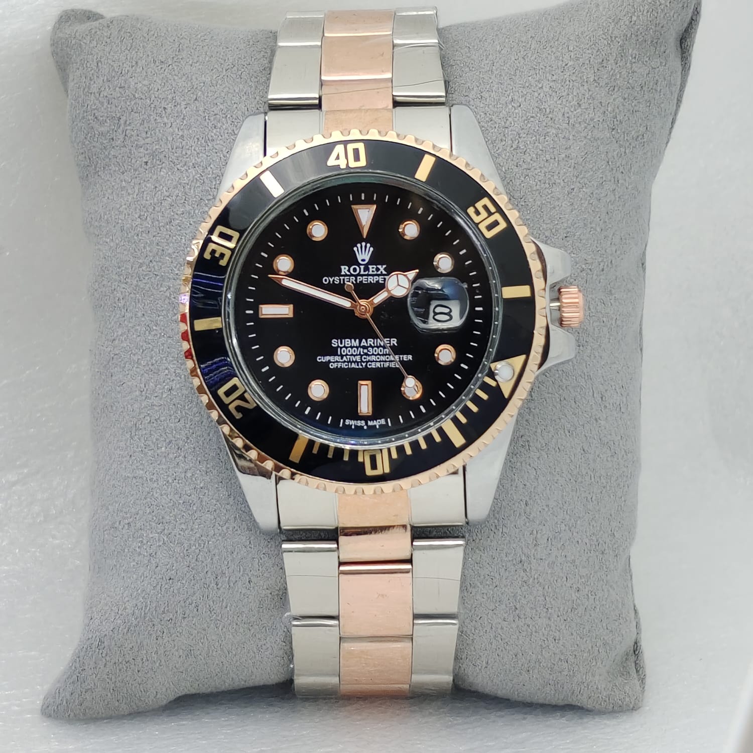Jam tangan pria rantai stainless steel 