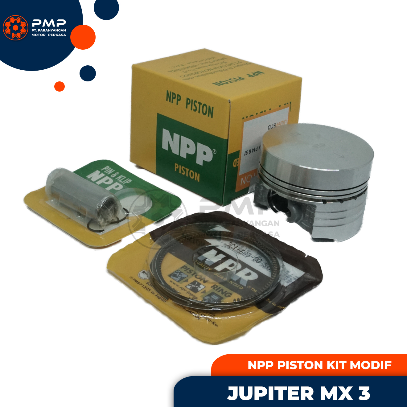 PISTON KIT SEHER KIT SEHER PAKET RUBAHAN JUPITER MX P 14 R 57 NPP Harga 170,940 Ringgit*Penghantaran Percuma