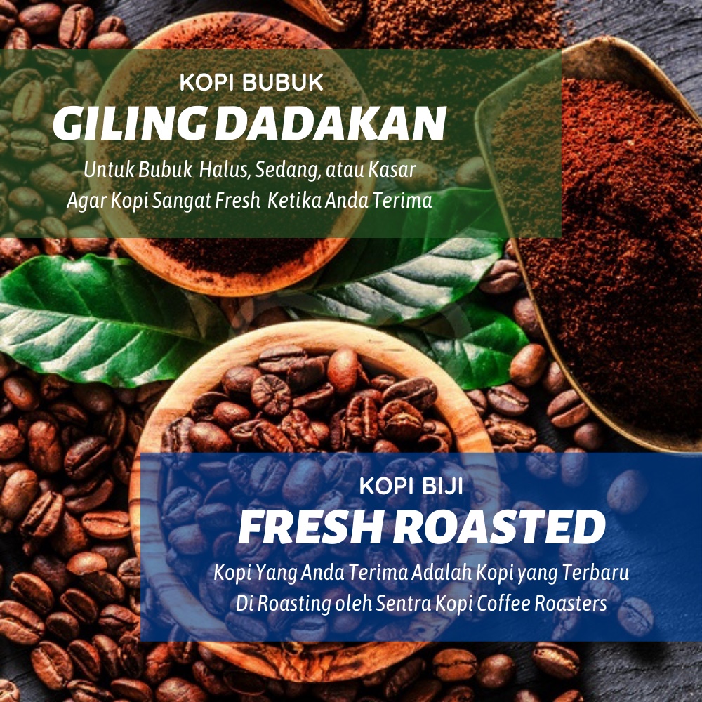 Robusta Aceh Gayo 200 Gr - Biji / Bubuk - Sentra Kopi