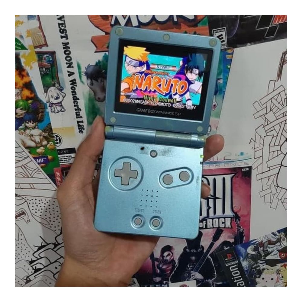 GAME BOY ADVANCE ゲームボーイアドバンス Amazon.com: Game Boy Advance (Milky Blue) [Japan Import
