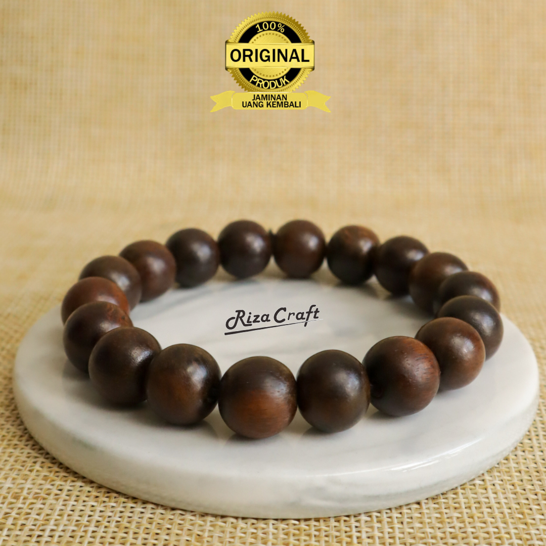 Gelang Pria Wanita Kayu Gaharu Superking ASLI Grade A Wangi Kalimantan Harga 175,000 rupiah*Gratis Ongkir