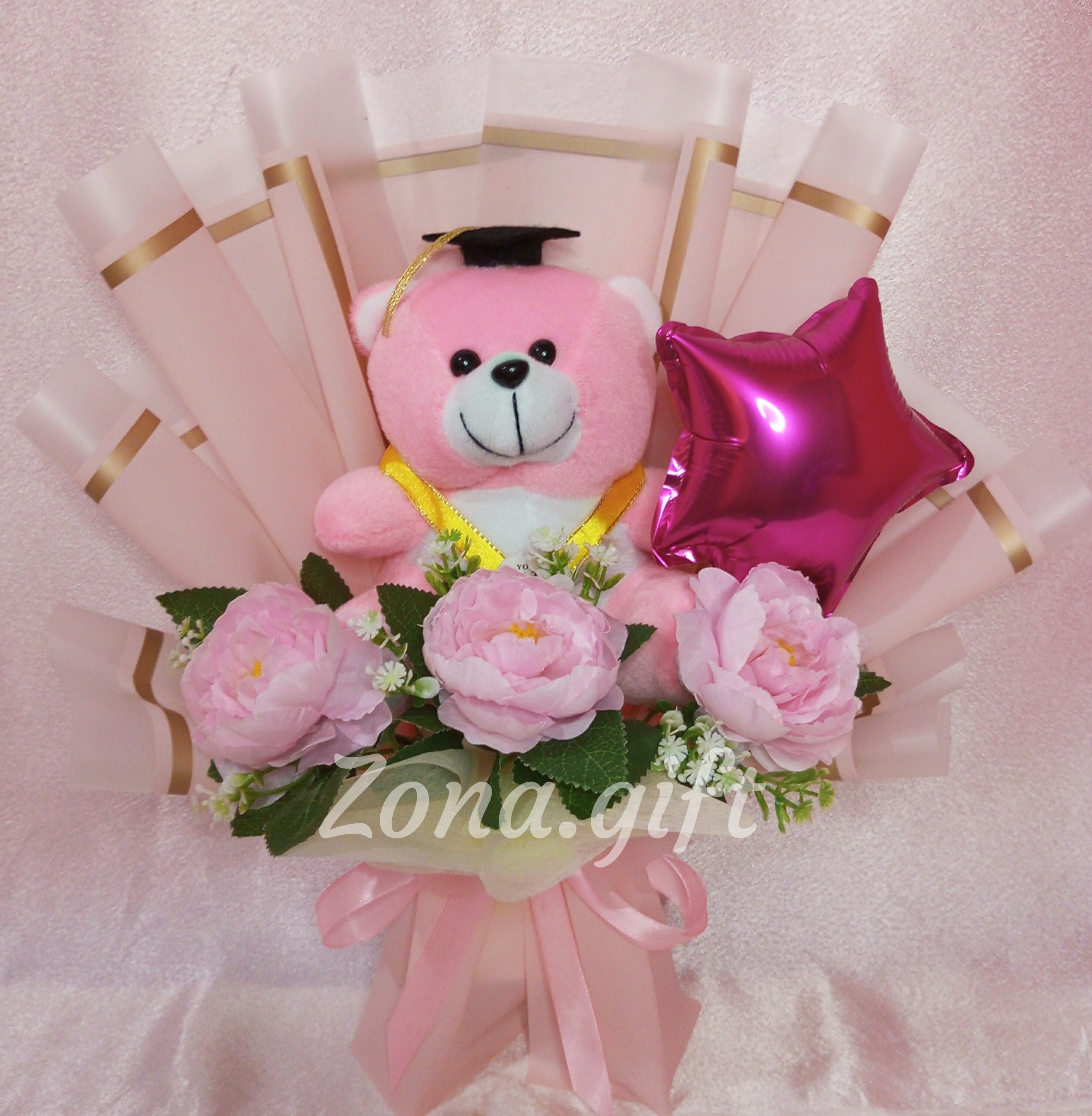 Buket Boneka Wisuda BALON/HAMPERS Ulang Tahun