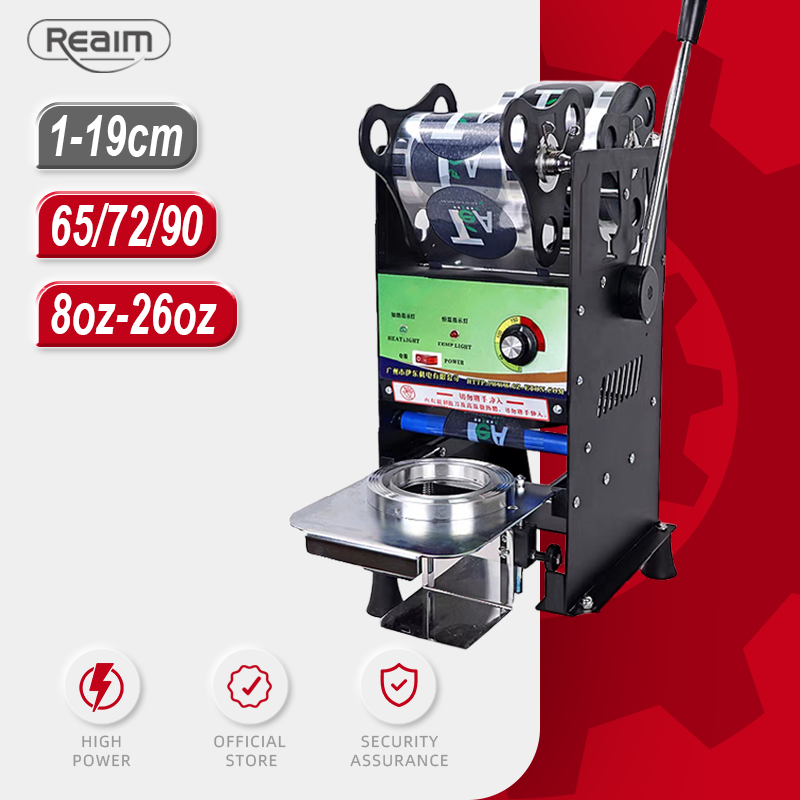 Reaim Cup Sealer Press Machine 8-22 oz Original Plastic Cup Sealing Machine Harga  547,820 rupiah*Gratis Ongkir